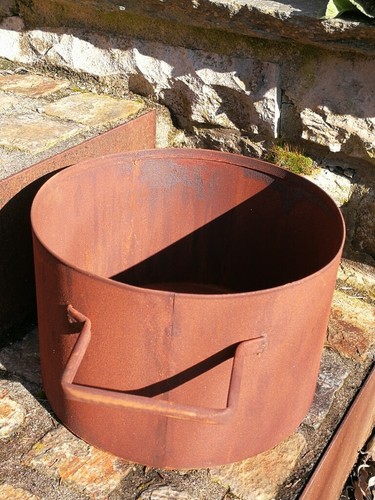Jardinière rouille noble - jardinière, en