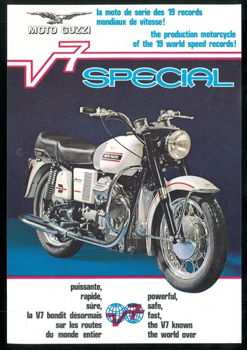 Original prospectus moto guzzi - moto,
