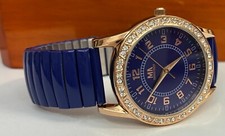 Meister Anker Mauve Montre Femmes Avec Zircone - Pierres Bracelet Facile A Lire