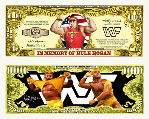 Hulk hogan billet - hulk, 1