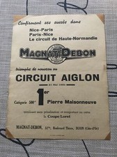 Affiche Moto Magnat Debon