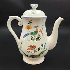 Faiencerie de Gien Oiseau de Paradis Coffee Pot Lid France Bird of Paradise READ
