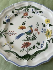 Gien assiette décor Oiseaux