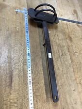 N. 3 grille pain de cheminée en fer forge XIXe art populaire Outil Ancien