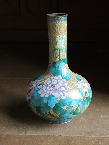 Vase cloisonné chinois h - chinois,