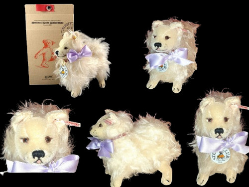 Steiff chien spitz - steiff, réplique