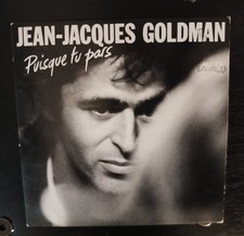 Jean Jacques Goldman Puisque Tu Pars CD 3 Titres Noir Et Blanc