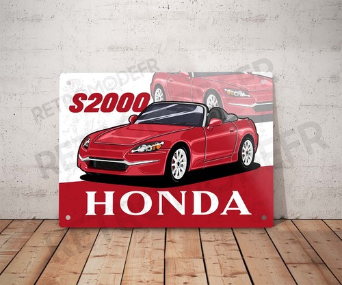 Plaque métal honda s2000 - plaque,