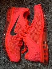 Nike Air Max 2013 Running Size 11.5 Hot Punch Black Bright Crimson HF3660-600