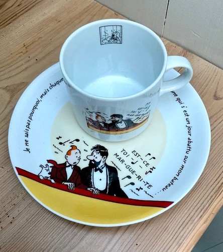 Tintin ensemble assiette - tintin-ensemble, et