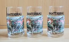 ** LOT DE 3  VERRES A BIERE DE 25 CL DE LA BRASSERIE KANTERBRAU