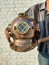 Ancien casque de plongée US