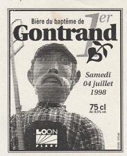 * TRES RARE ETIQUETTE BIERE BRASSERIE BOUS RICOUR LOON PLAGE