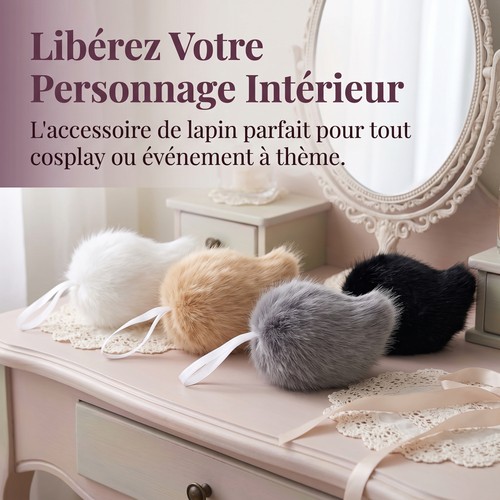 Queue lapin peluche pour - peluche,