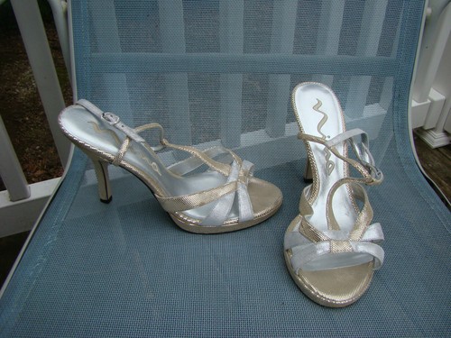 Nina metallic silver champagne - metallic,