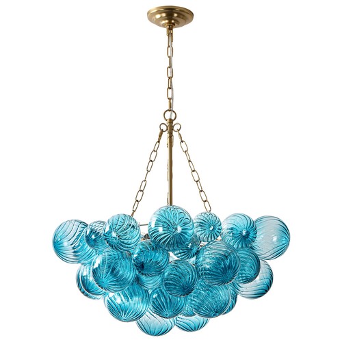 Modern light brass globe - brass,