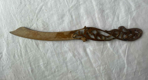 Ancien coupe papier bois - papier, en
