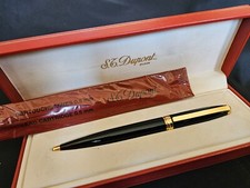 Stylo Bille/Porte Mine Dupont Fidelio Laque de Chine Noire & Plaqué OR NEUF