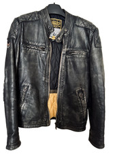 Superdry Men's Black Leather