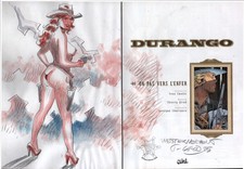 DURANGO T. 14 UN PAS VERS L' ENFER AVEC UNE DEDICACE DE GIROD EO TRES BEL ETAT