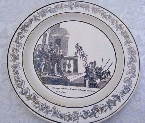 Assiette faïence fine - assiette, en