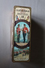 Boite métallique scotch whisky,Glen Moray  scotland's historic highland régiment
