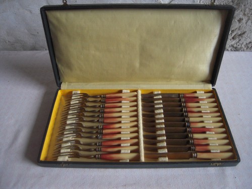 Service dessert art deco - service,