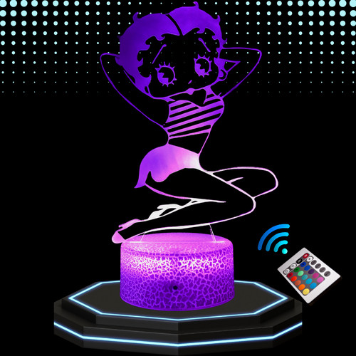 Lampe chevet led betty boop - led,