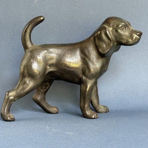 Charmant petit chien bronze - chien,