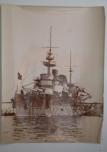 Photo ancienne cuirassé - cuirassé, à