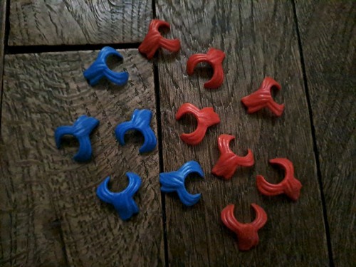Playmobil foulard rouge - rouge, bleu