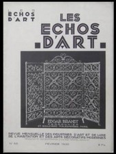 LES ECHOS D'ART n°55 1930