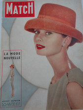 💥Paris Match n°360 - 3 mars 1956 Audrey Hepburn - La mode nouvelle