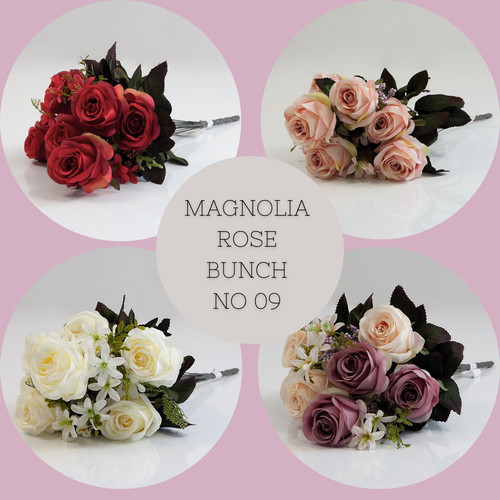 Soie artificielle magnolia - soie,