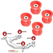 Kit silent blocs de sous-châssis avant pour Audi A4 B5 FWD / Quattro / S4 / RS4
