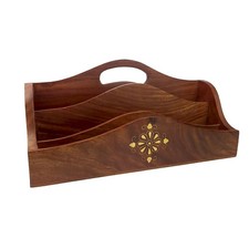 Porte-Lettres Vintage En Bois