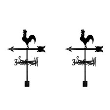 2X Girouette de Coq -