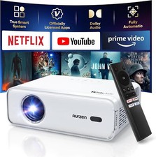 4K Projector Smart TV OS 5G WiFi & Bluetooth Video Home Theater Netflix Youtube