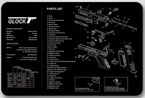Tapis nettoyage glock ép - tapis,