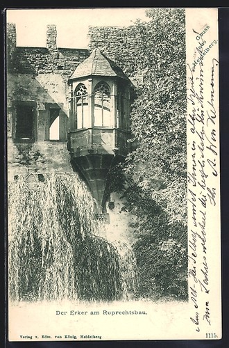 Carte postale heidelberg baie - carte, heidelberg,
