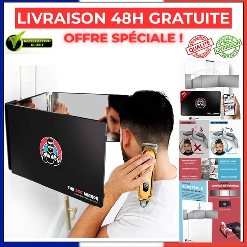 Miroir coiffure 360 faces - miroir, 3