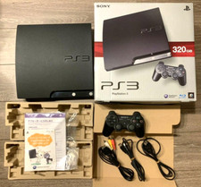 Console PS3 PlayStation 3 320 Go CECH-2500B Noir Charbon Occasion En Boîte Ja...