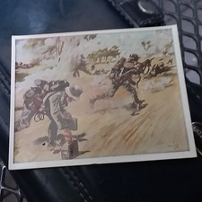 ww2 carte photo mg 42 assaut