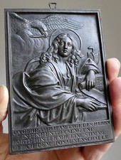 Rare Plaque bas relief Fonte