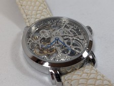 FORESTIER & CIE since 1924 T22200-109 Skeleton Watch Stainless 5amWR.