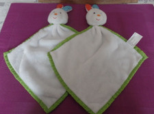 B2C / lot 2 doudou plat lapin