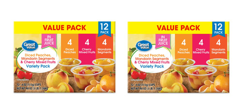 Great value diced peaches - great,