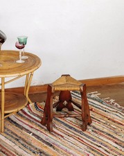 Regis, le tabouret en paille