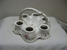 Superb Paris porcelain egg holder circa 1900-1930