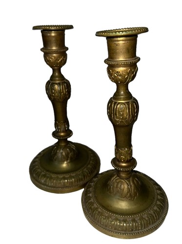 Paire bougeoirs de - paire,